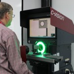 Optical Comparator in Use