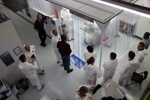 Astronauts in Clean Room